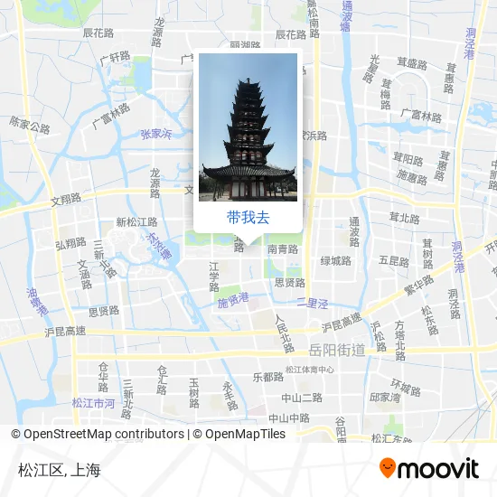 松江区地图