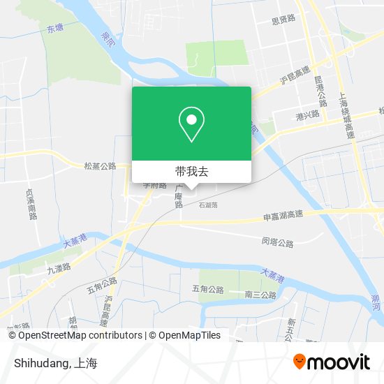 Shihudang地图