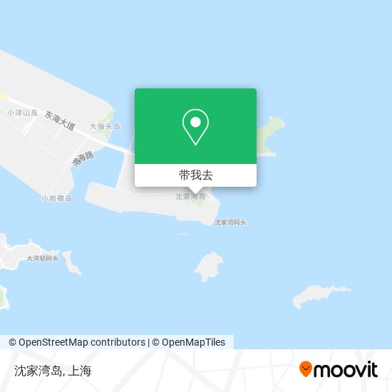 沈家湾岛地图