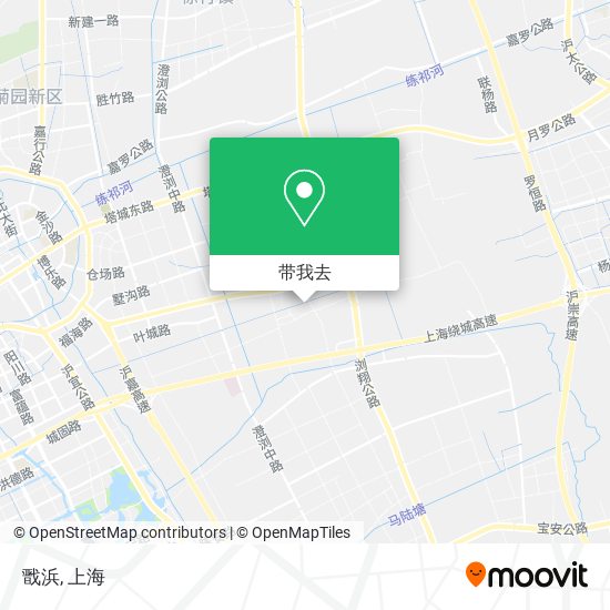 戬浜地图