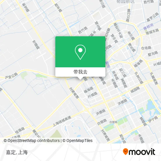 嘉定地图