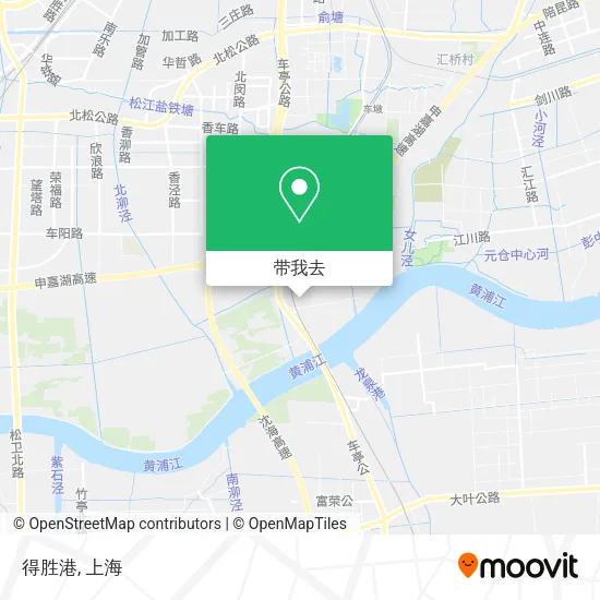 得胜港地图