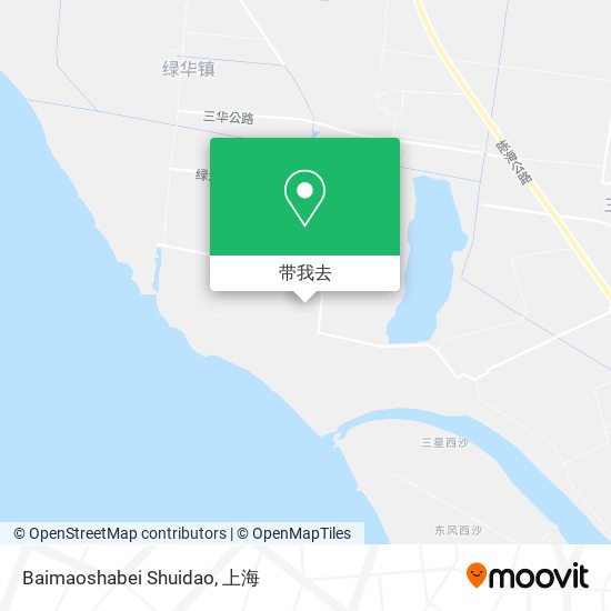 Baimaoshabei Shuidao地图