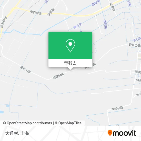 大通村地图