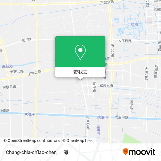 Chang-chia-ch’iao-chen地图