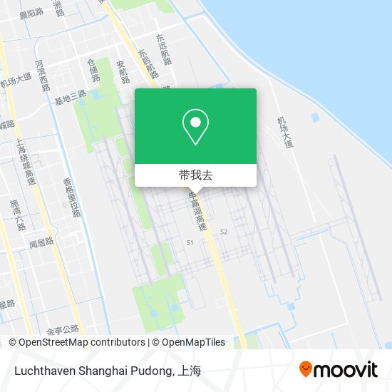 Luchthaven Shanghai Pudong地图