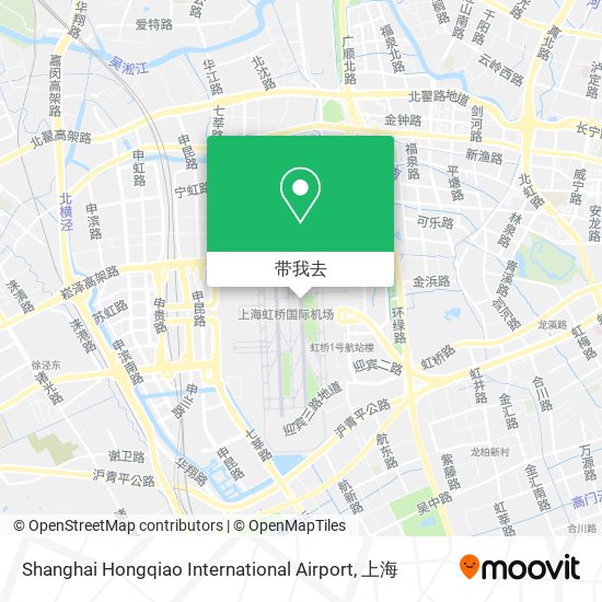 Shanghai Hongqiao International Airport地图