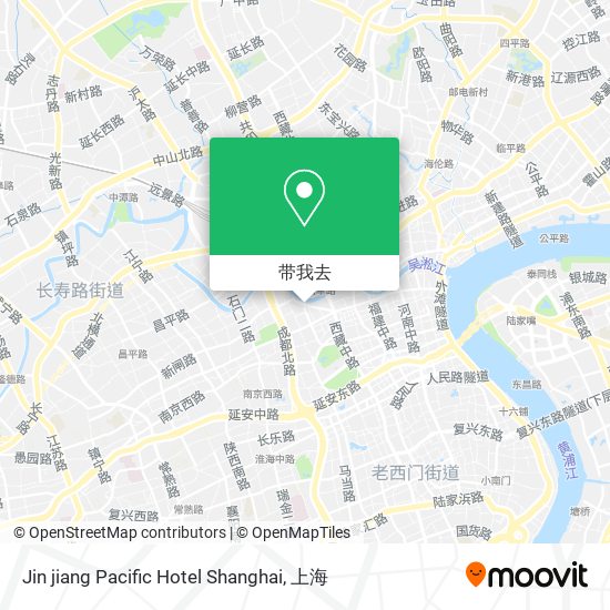 Jin jiang Pacific Hotel Shanghai地图