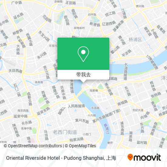Oriental Riverside Hotel - Pudong Shanghai地图