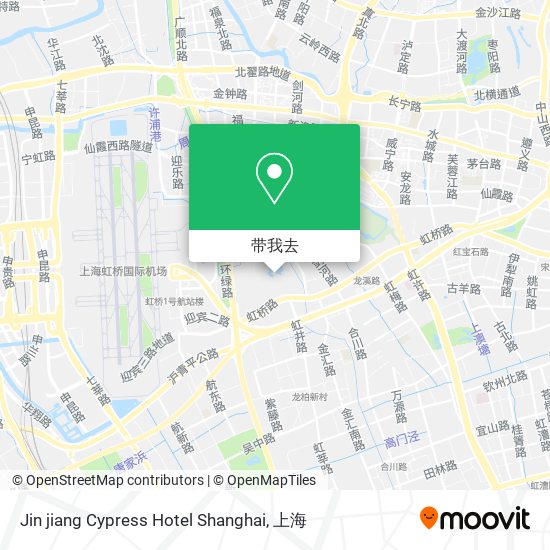Jin jiang Cypress Hotel Shanghai地图