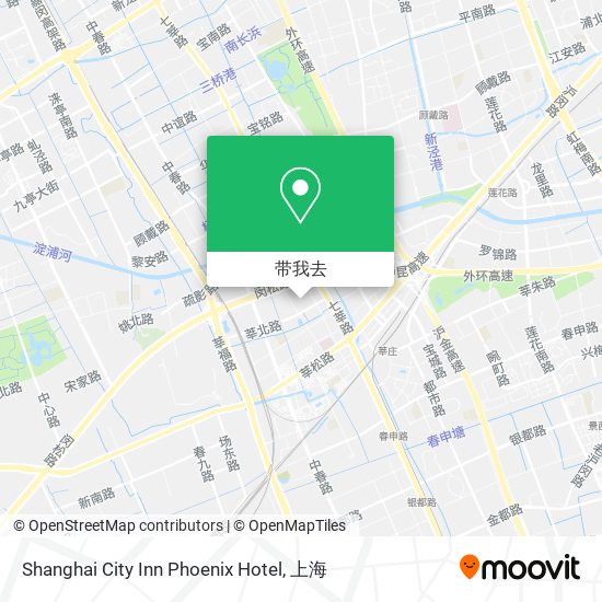 Shanghai City Inn Phoenix Hotel地图