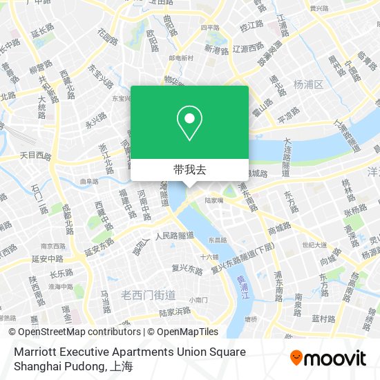 Marriott Executive Apartments Union Square Shanghai Pudong地图