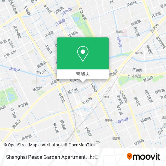 Shanghai Peace Garden Apartment地图