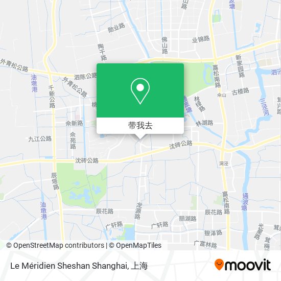 Le Méridien Sheshan Shanghai地图