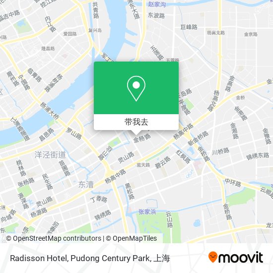 Radisson Hotel, Pudong Century Park地图