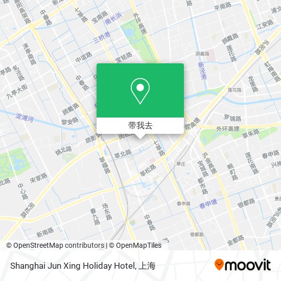 Shanghai Jun Xing Holiday Hotel地图