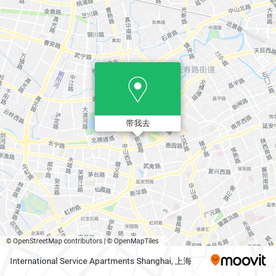 International Service Apartments Shanghai地图