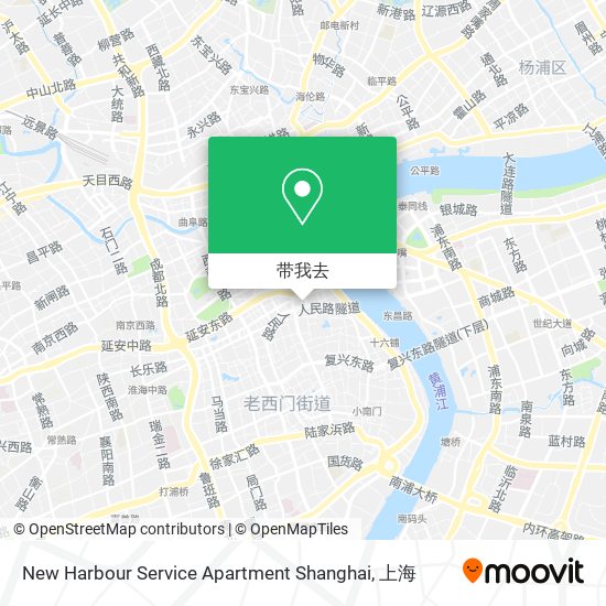 New Harbour Service Apartment Shanghai地图