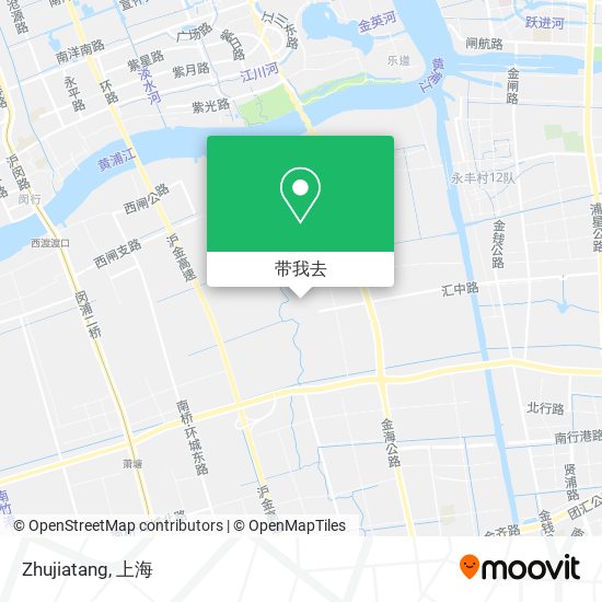 Zhujiatang地图