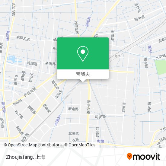 Zhoujiatang地图