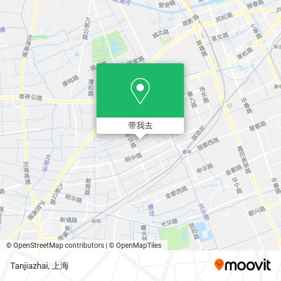 Tanjiazhai地图