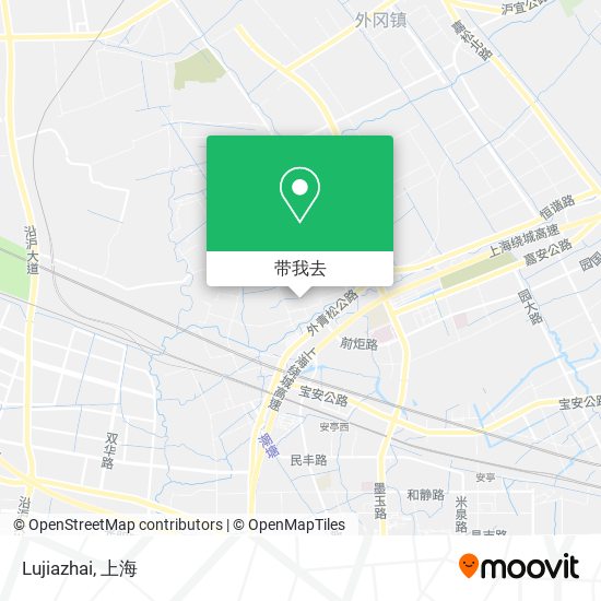 Lujiazhai地图