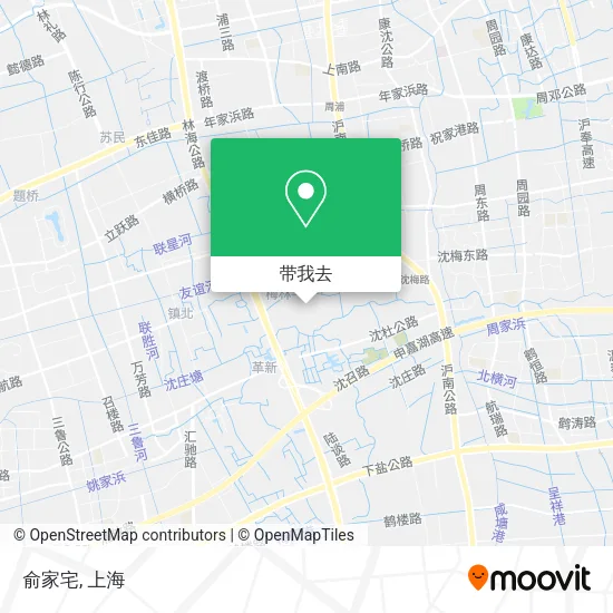 俞家宅地图