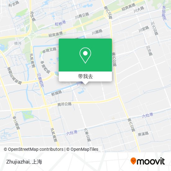 Zhujiazhai地图