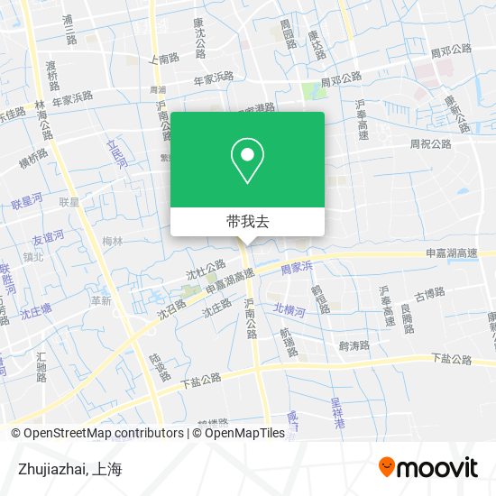 Zhujiazhai地图