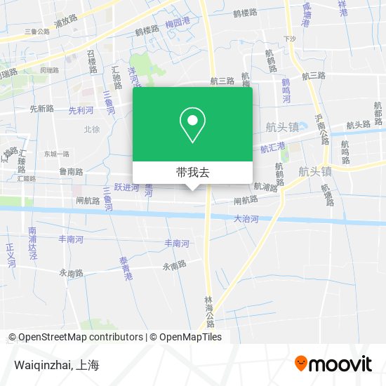Waiqinzhai地图