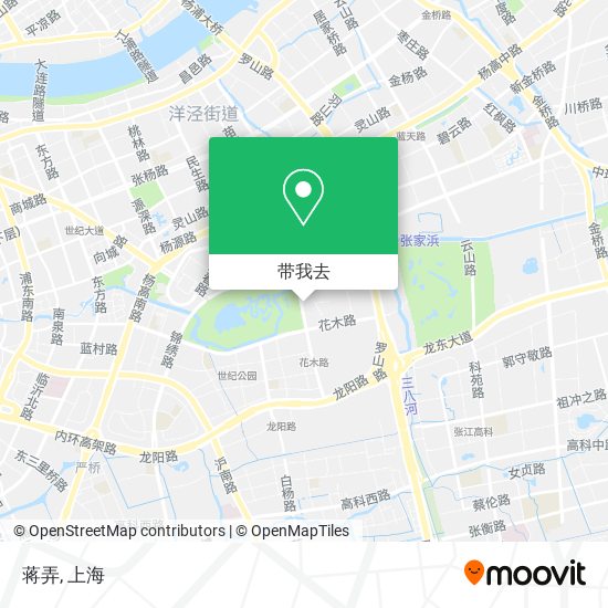 蒋弄地图