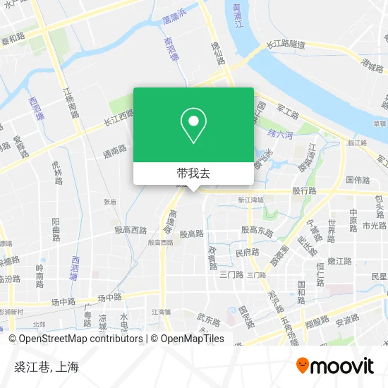裘江巷地图