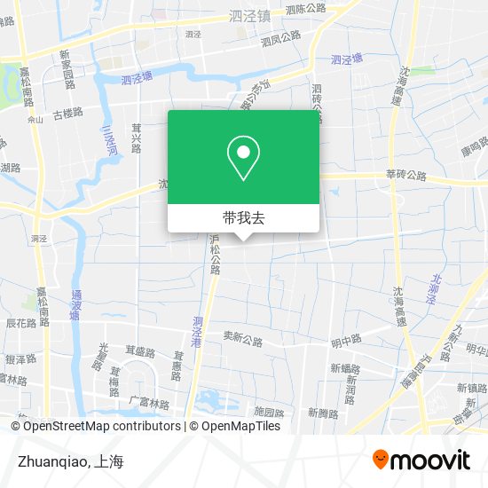 Zhuanqiao地图