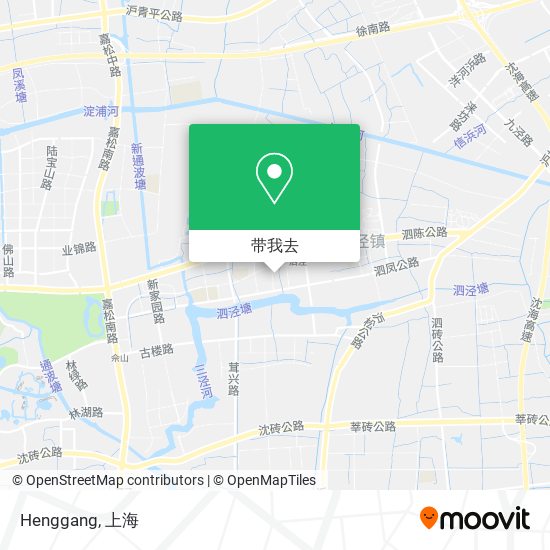 Henggang地图
