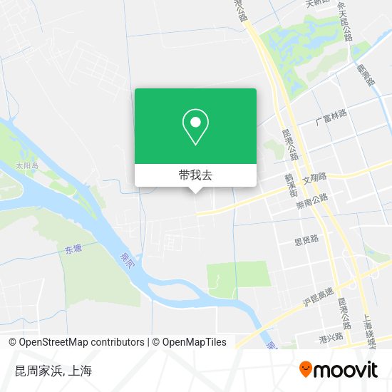 昆周家浜地图
