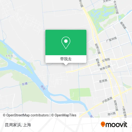 昆周家浜地图