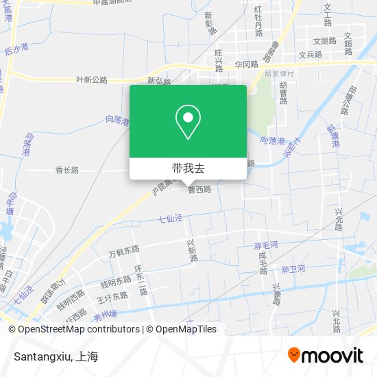 Santangxiu地图