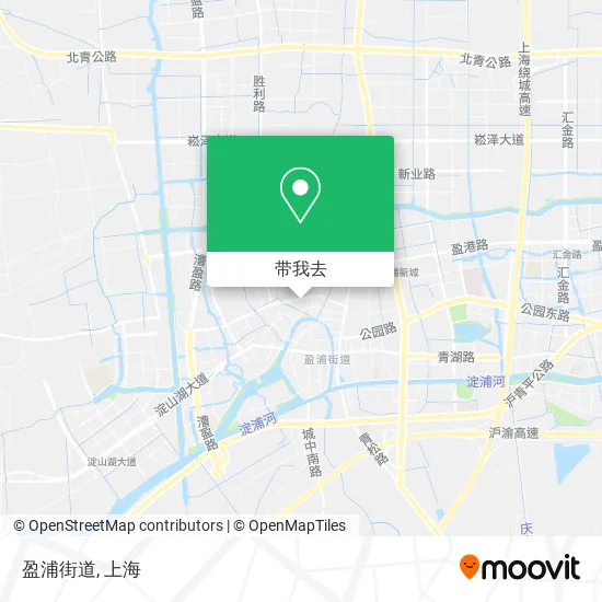 盈浦街道地图