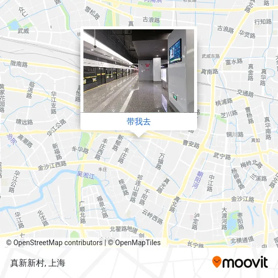 真新新村地图