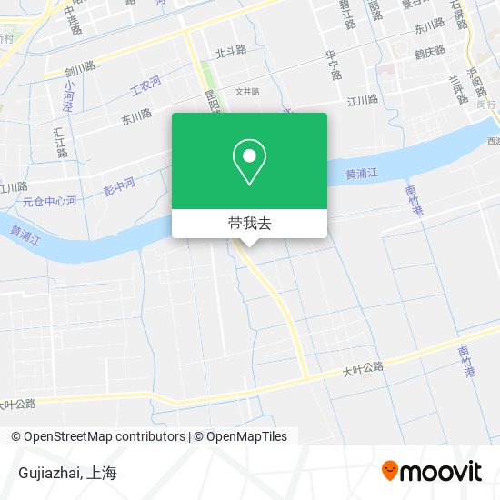 Gujiazhai地图