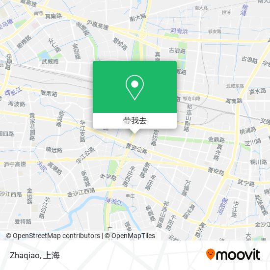 Zhaqiao地图