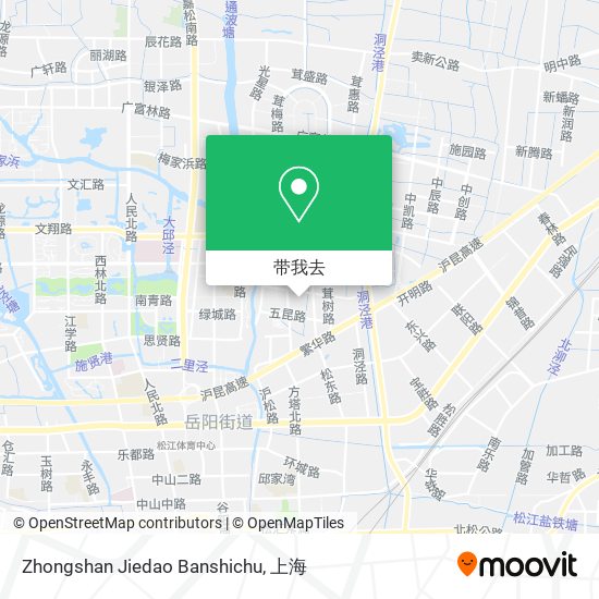 Zhongshan Jiedao Banshichu地图