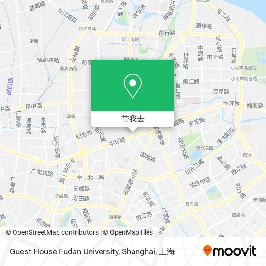 Guest House Fudan University, Shanghai地图