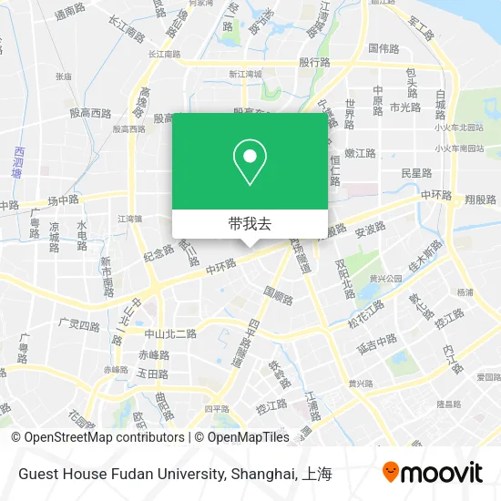 Guest House Fudan University, Shanghai地图