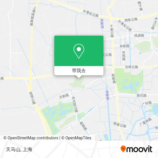 天马山地图