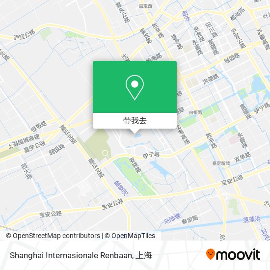 Shanghai Internasionale Renbaan地图