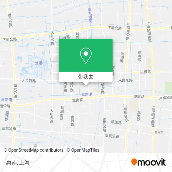 惠南地图