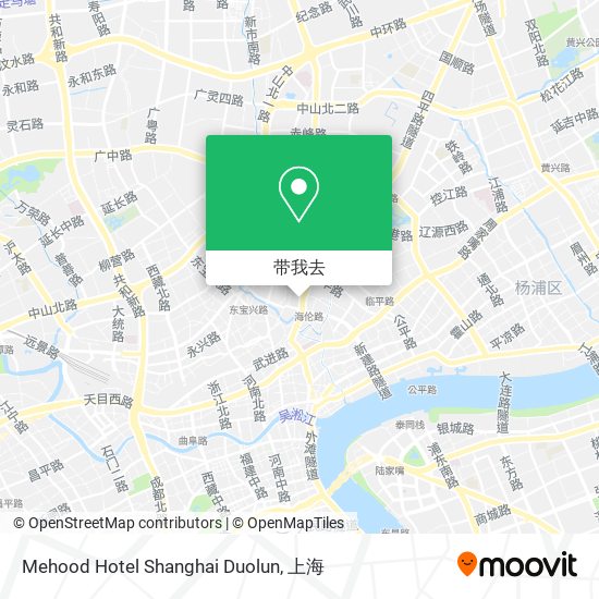 Mehood Hotel Shanghai Duolun地图