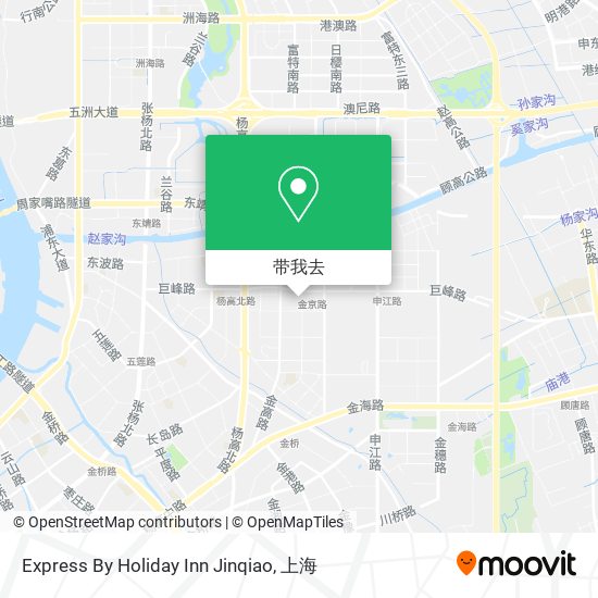 Express By Holiday Inn Jinqiao地图