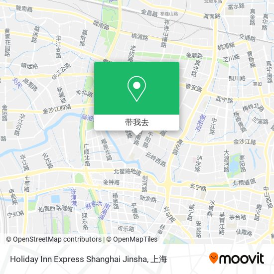 Holiday Inn Express Shanghai Jinsha地图